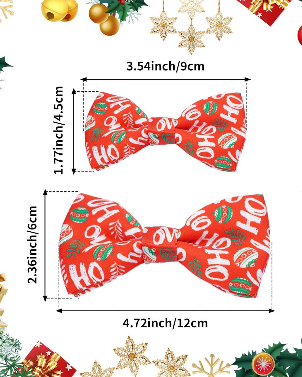 PET SHOW Halloween bow tie on collar adds playful style for pets.