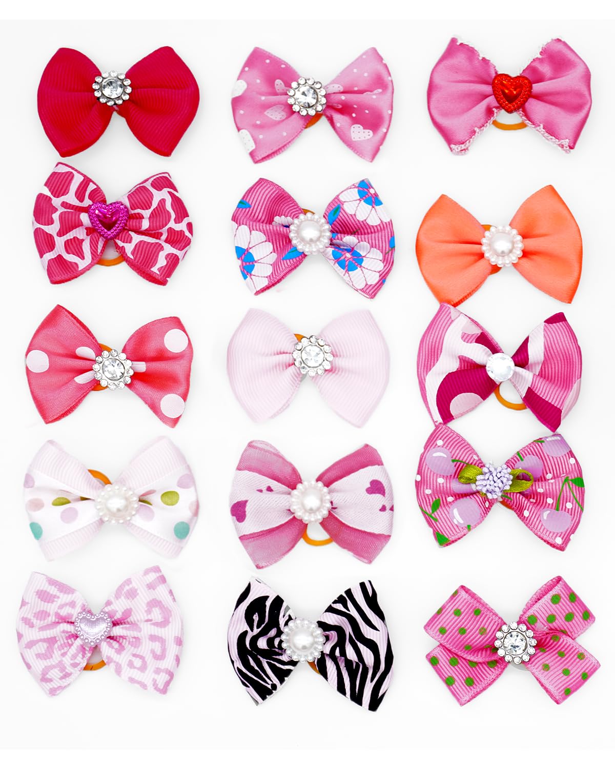 PET SHOW heart-pattern bow for special occasions