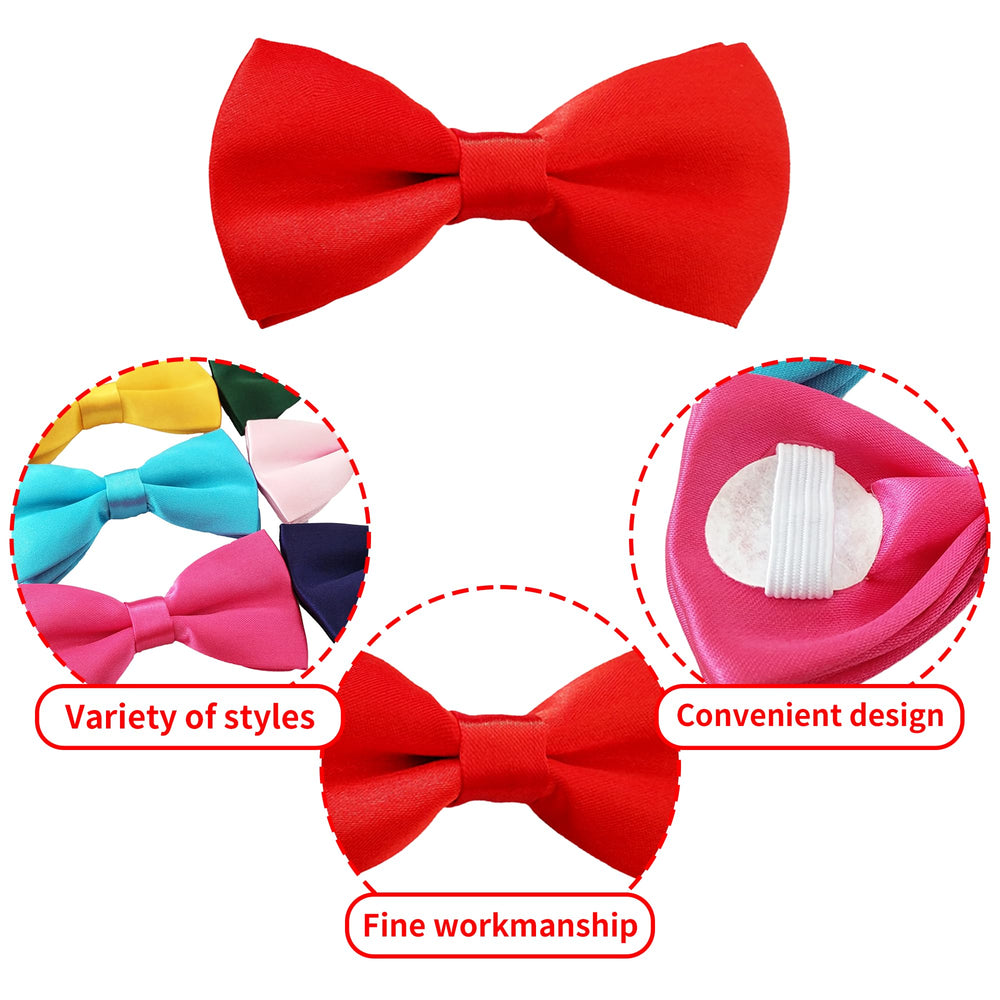 PET SHOW soft smooth material keeps pets comfortable while wearing bowties