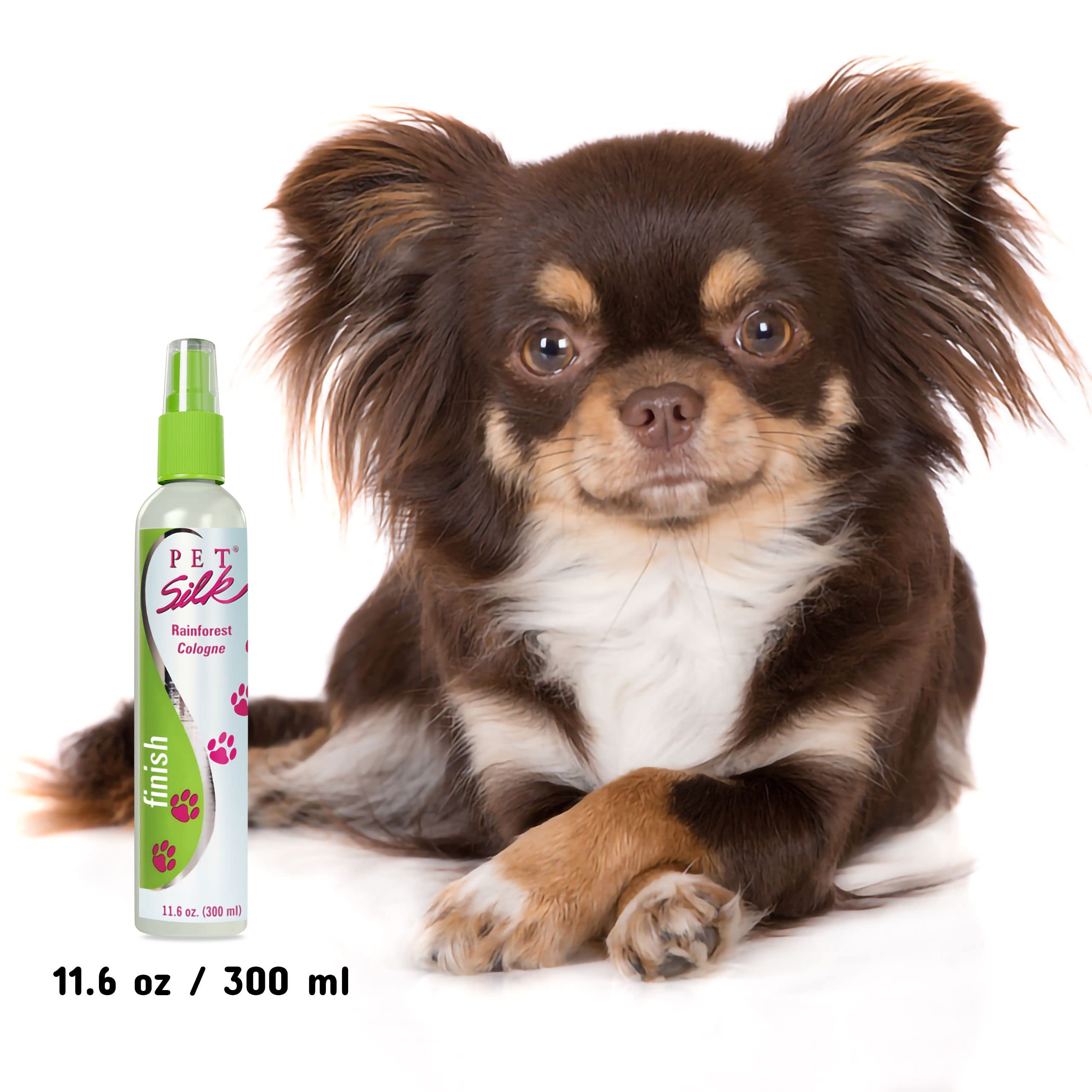 Soft, manageable fur on a cat after Pet Silk spray