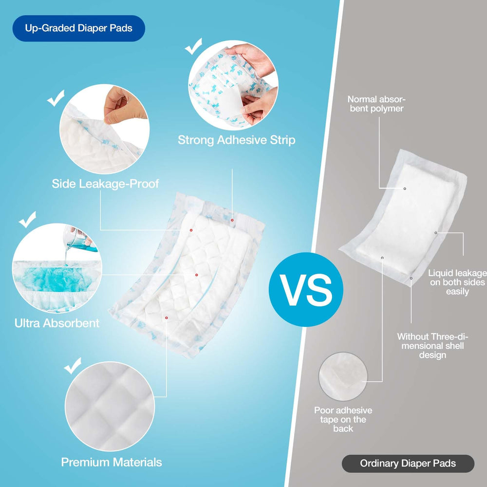 Pet Soft liner with absorbent core for rapid urine absorption