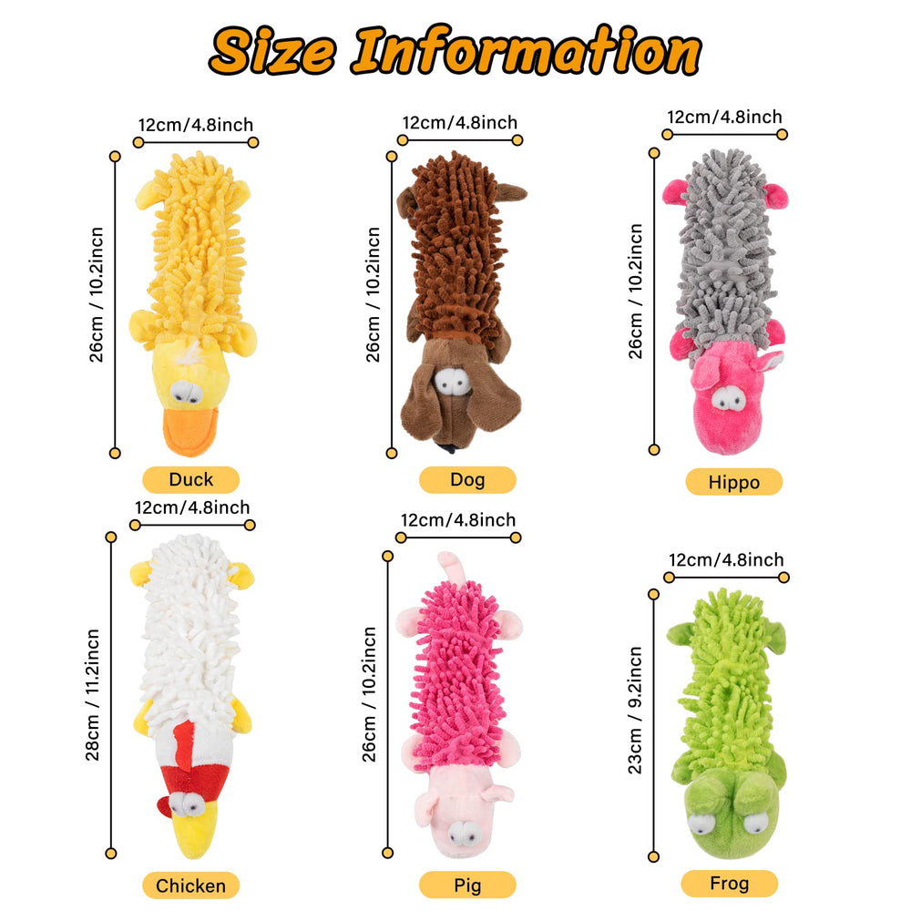 Pet Soft chenille dog toy massages gums during chewing