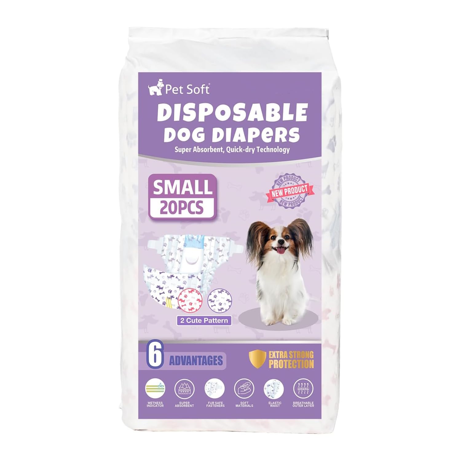 Pet Soft disposable design helps keep homes clean and tidy.