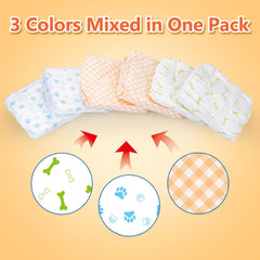 Pet Soft XXSmall dog diapers back view with secure fastenings for daily wear and travel