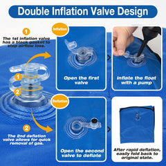 Pet Soft dog float raft puncture-resistant material for lasting use