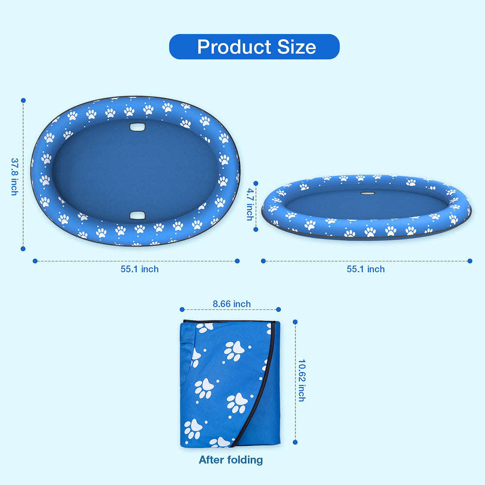 Pet Soft dog float raft compact storage bag for easy packing