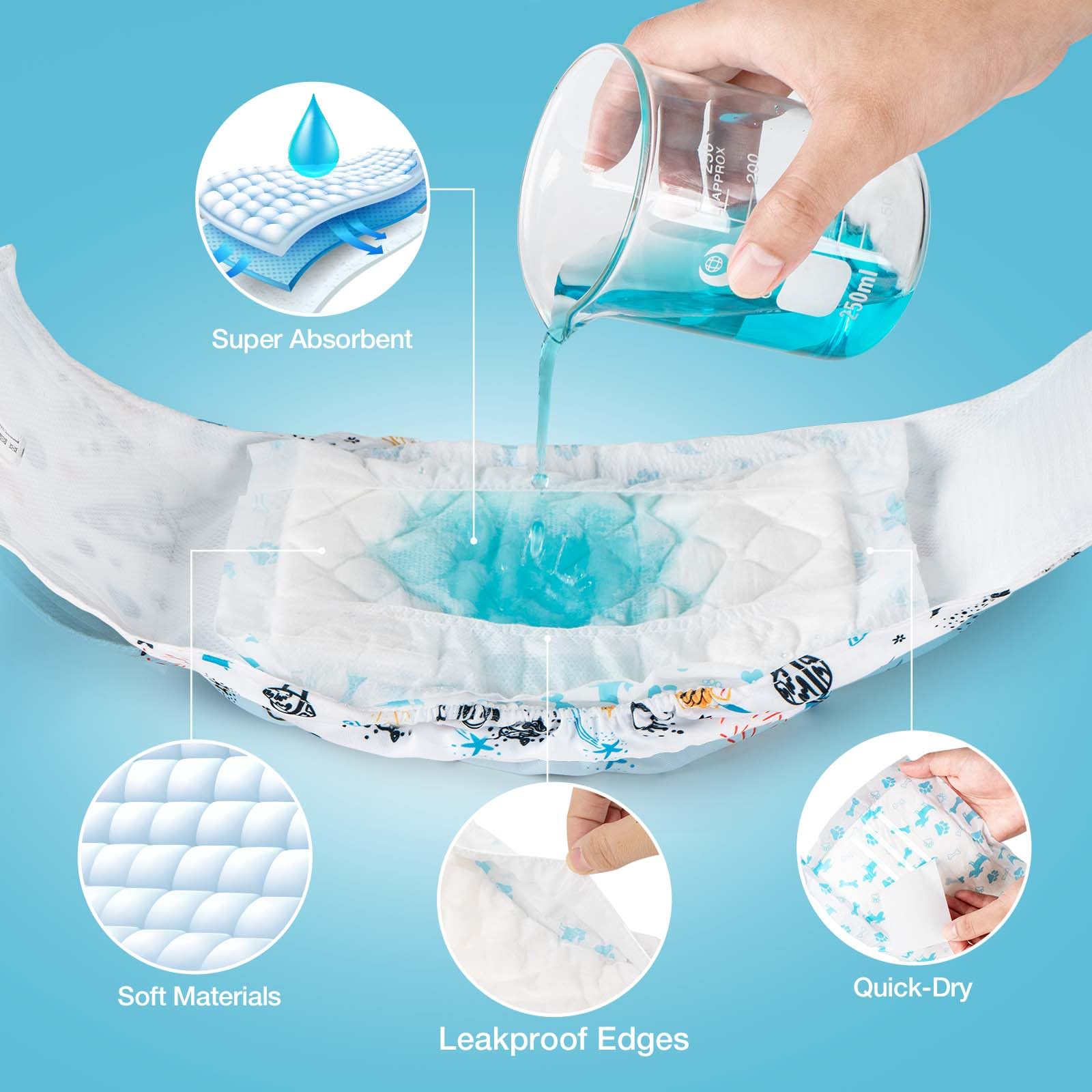 Pet Soft multi purpose liner fits washable and disposable diapers