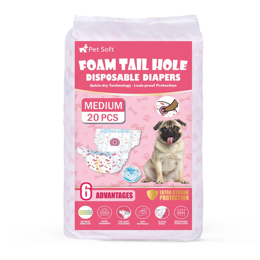 Pet Soft 20-count pack for convenient replacements.