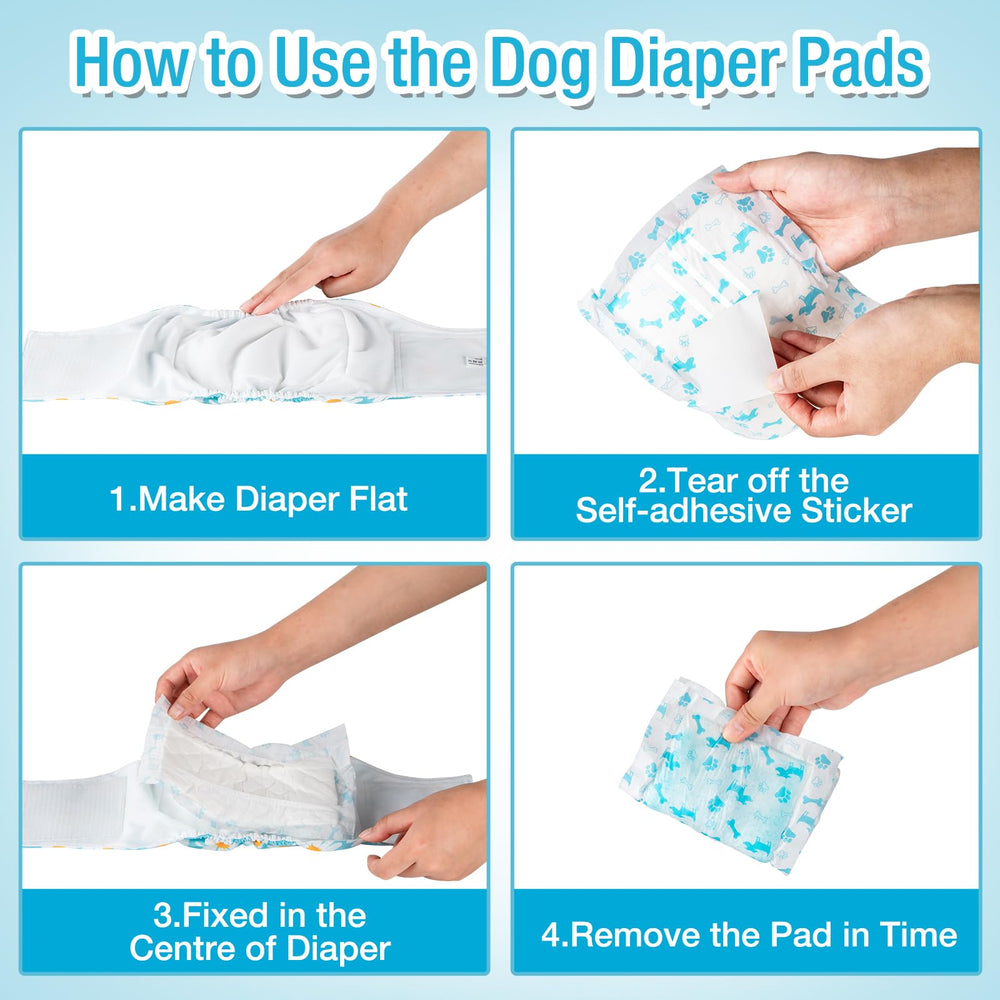 Pet Soft blue booster liner highlights quick absorption for daily use