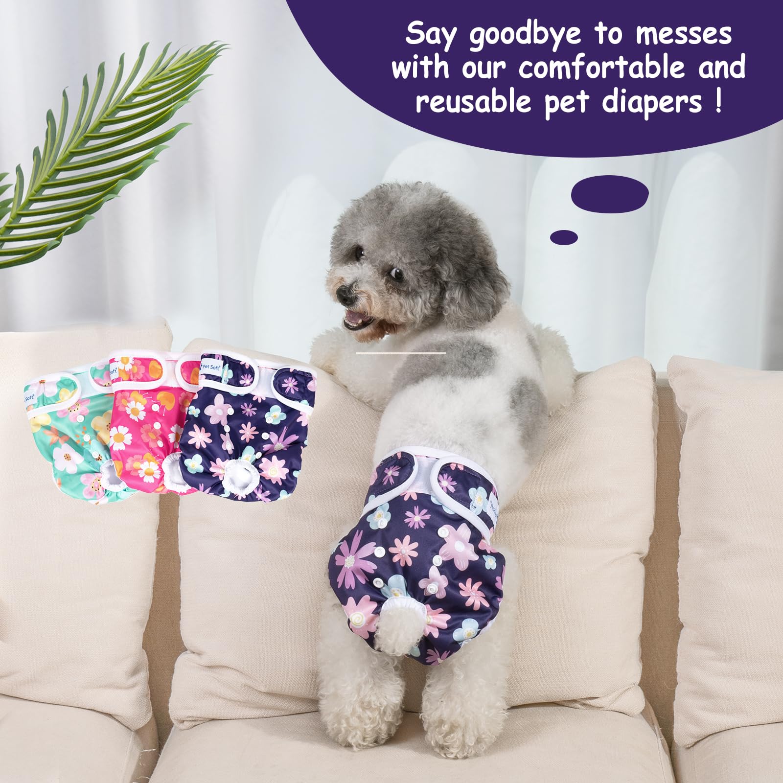 Pet Soft three-pack provides convenient choices for homes with several pets.