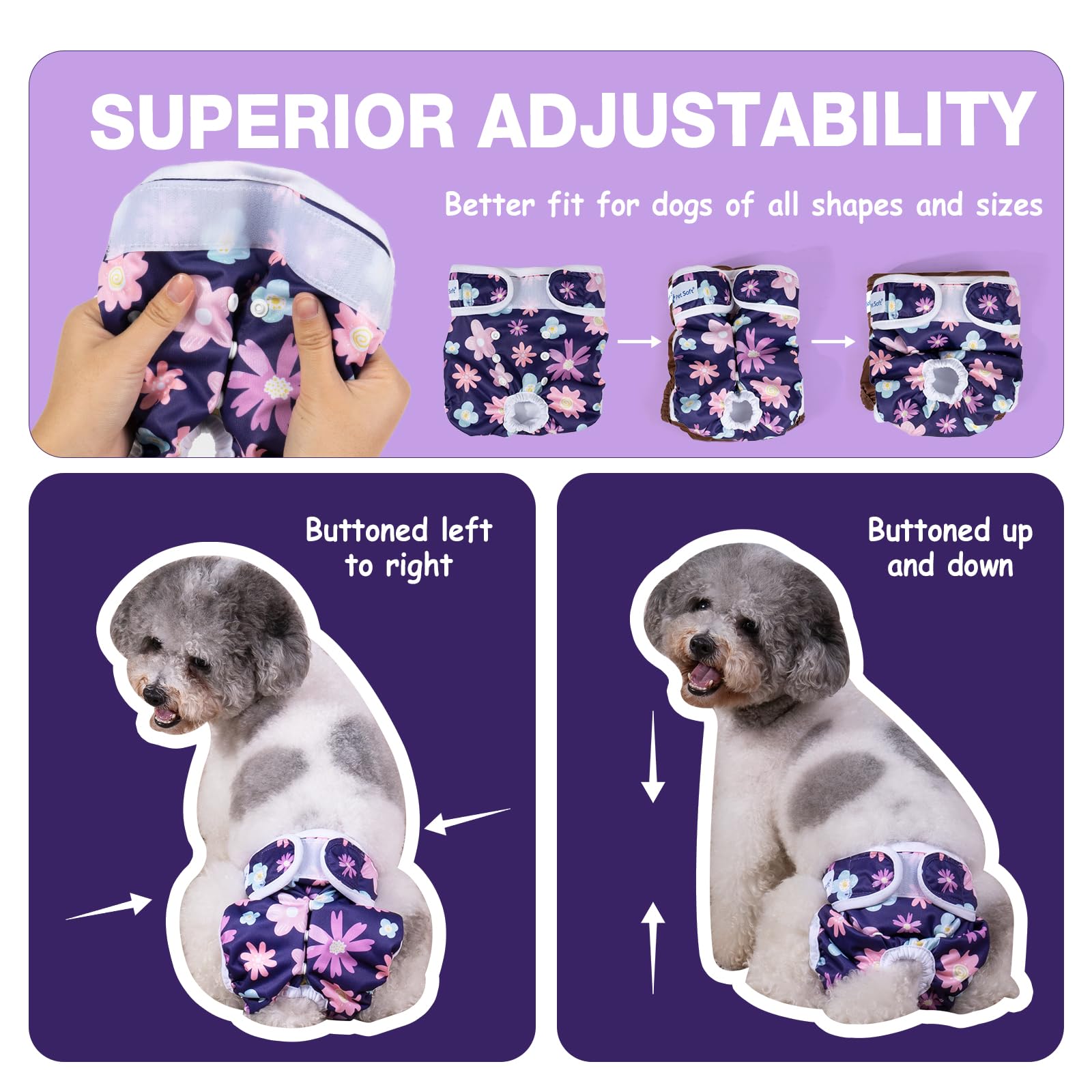 Pet Soft reusable fabric stays durable through washing and daily use.