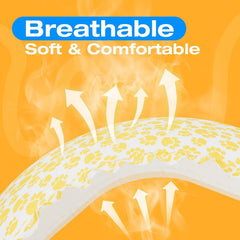 Pet Soft diapers feature waterproof edges to prevent leaks.