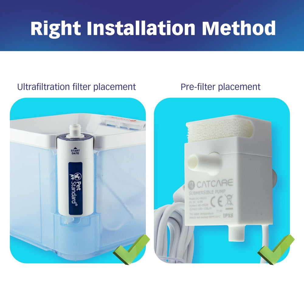 PET STANDARD compatible with CATCARE fountain ensures seamless fit and reliable performance.