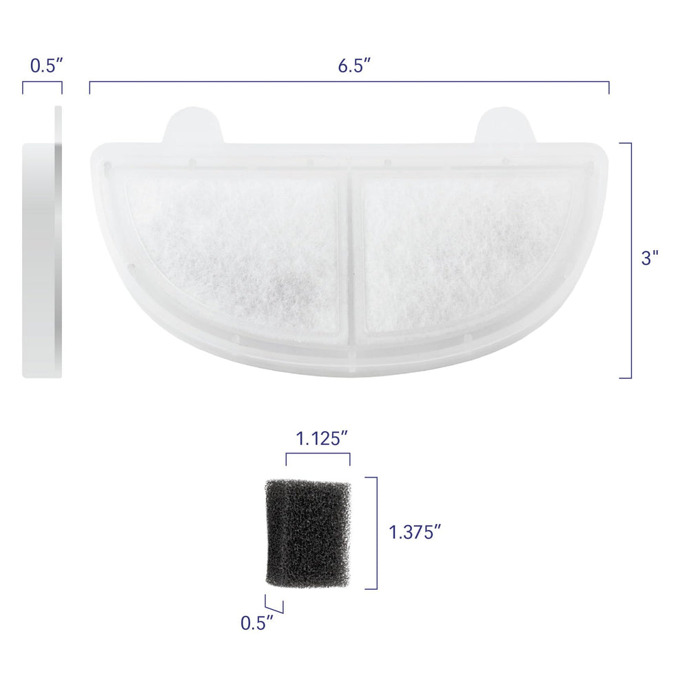 PET STANDARD 6.5 inch replacement filter shown for WF20/CF20 compatibility
