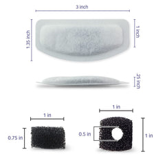 Pet Standard triple-filtration layers: cotton, activated carbon, ion exchange resin.