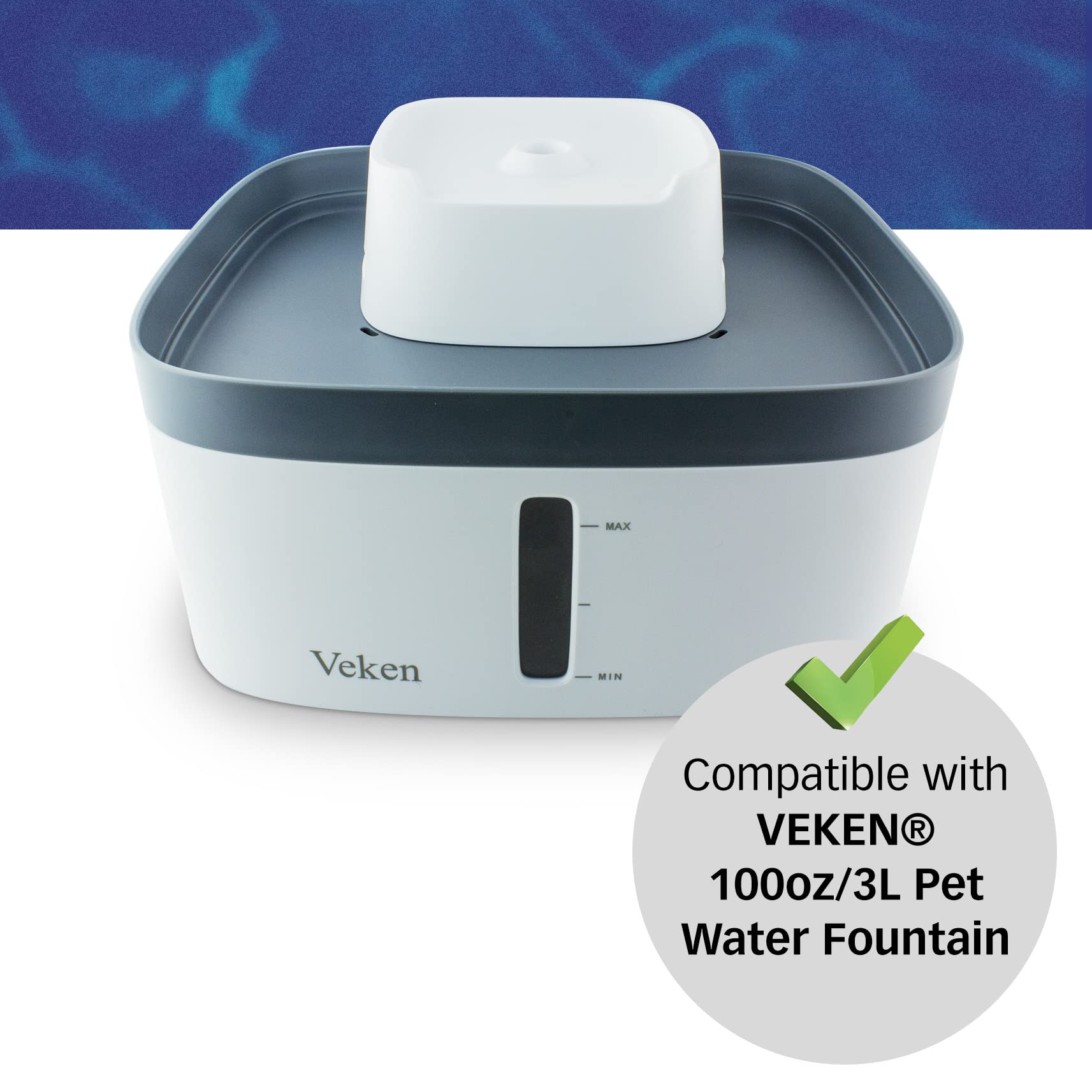 PET STANDARD maintenance steps for quick replacement and clean fountain operation.