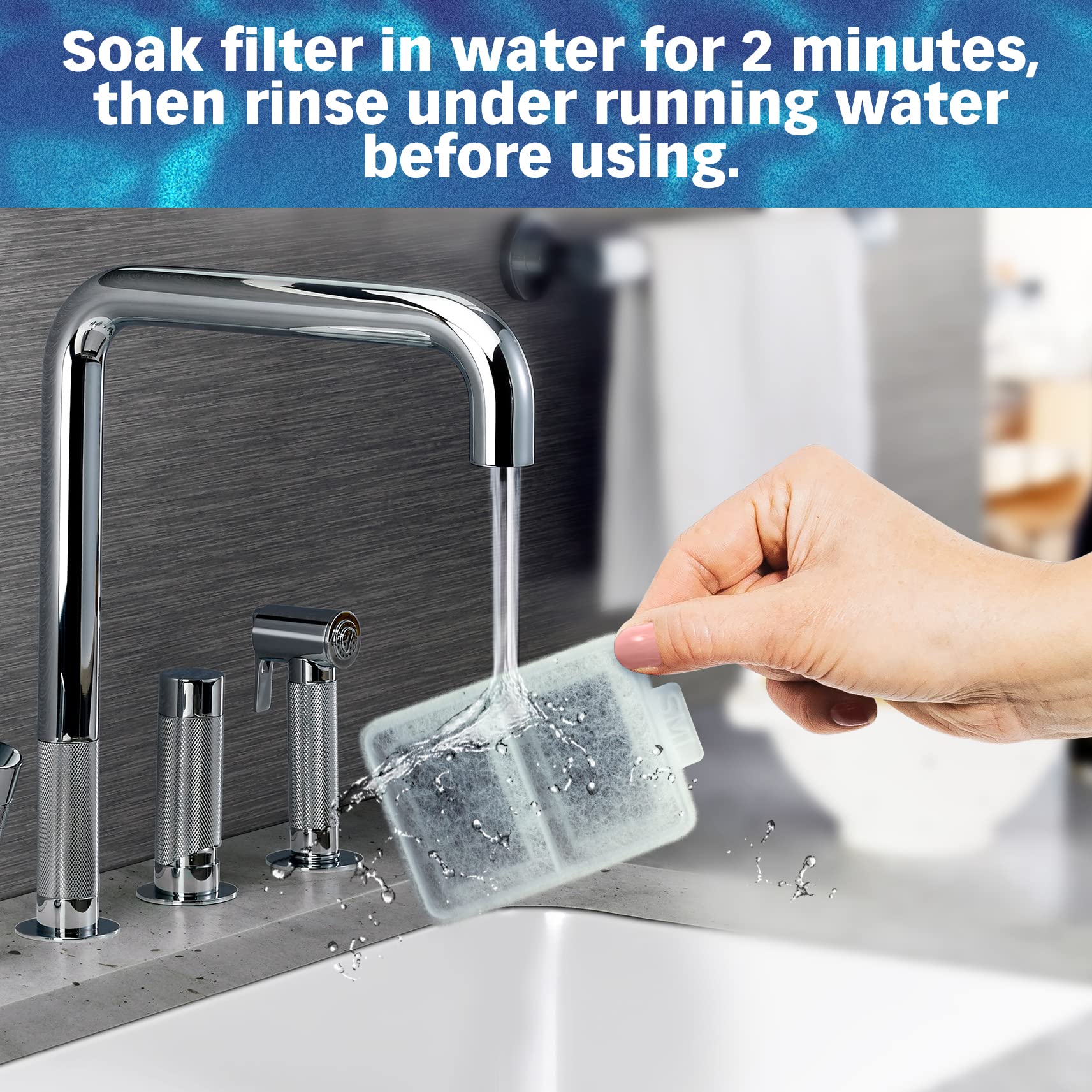 PET STANDARD pack of ten filters supports convenient fountain upkeep.
