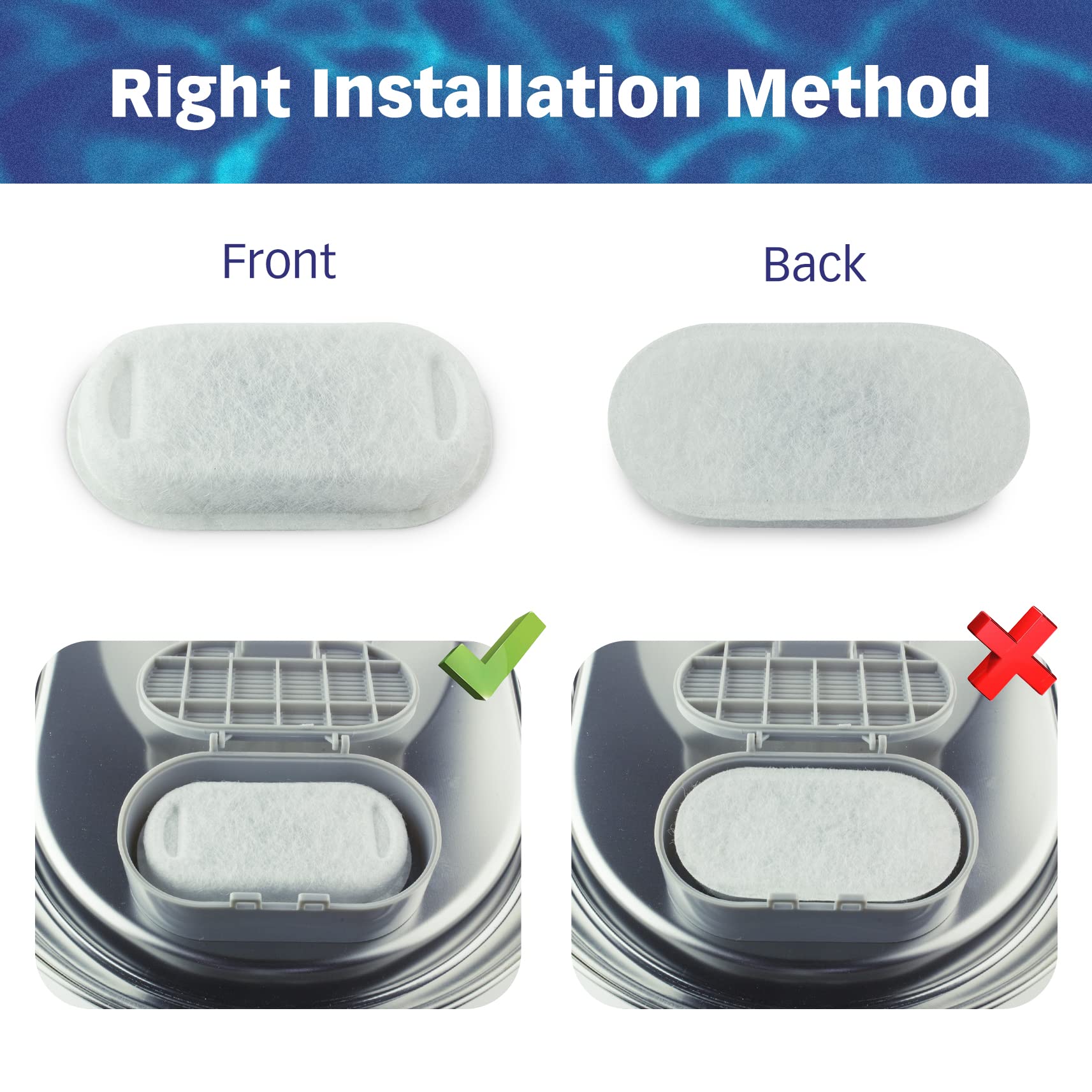 PET STANDARD PLWF003 bottle-fountain setup with filter A demonstrates easy upkeep