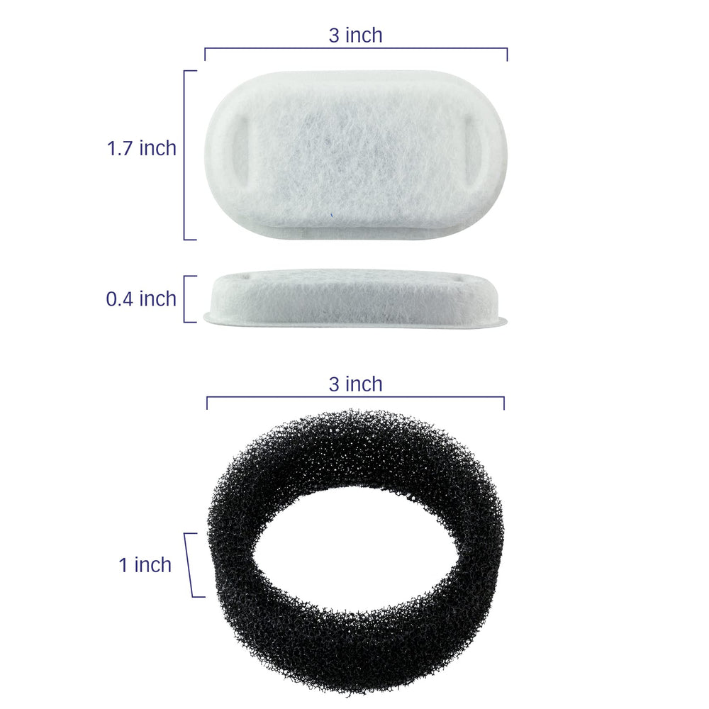 PET STANDARD PLWF003 filter A installed in a stainless steel fountain