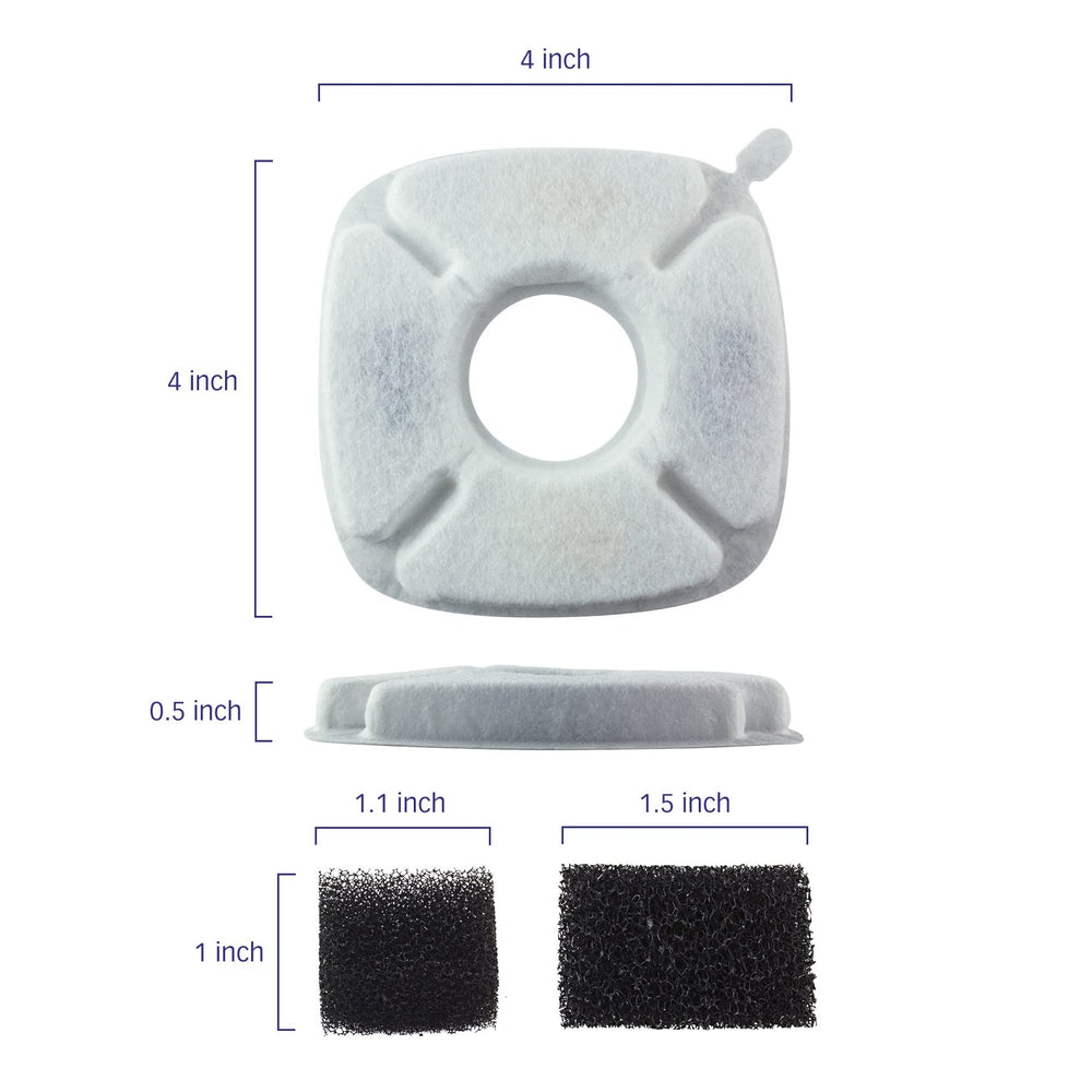 PET STANDARD pre-filter sponge helps extend filter life by trapping debris.