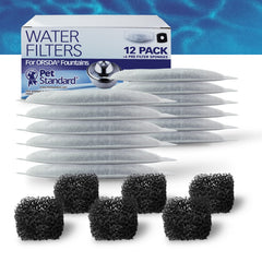 Pet Standard six-pack pre-filter sponges ready for quick fountain maintenance.