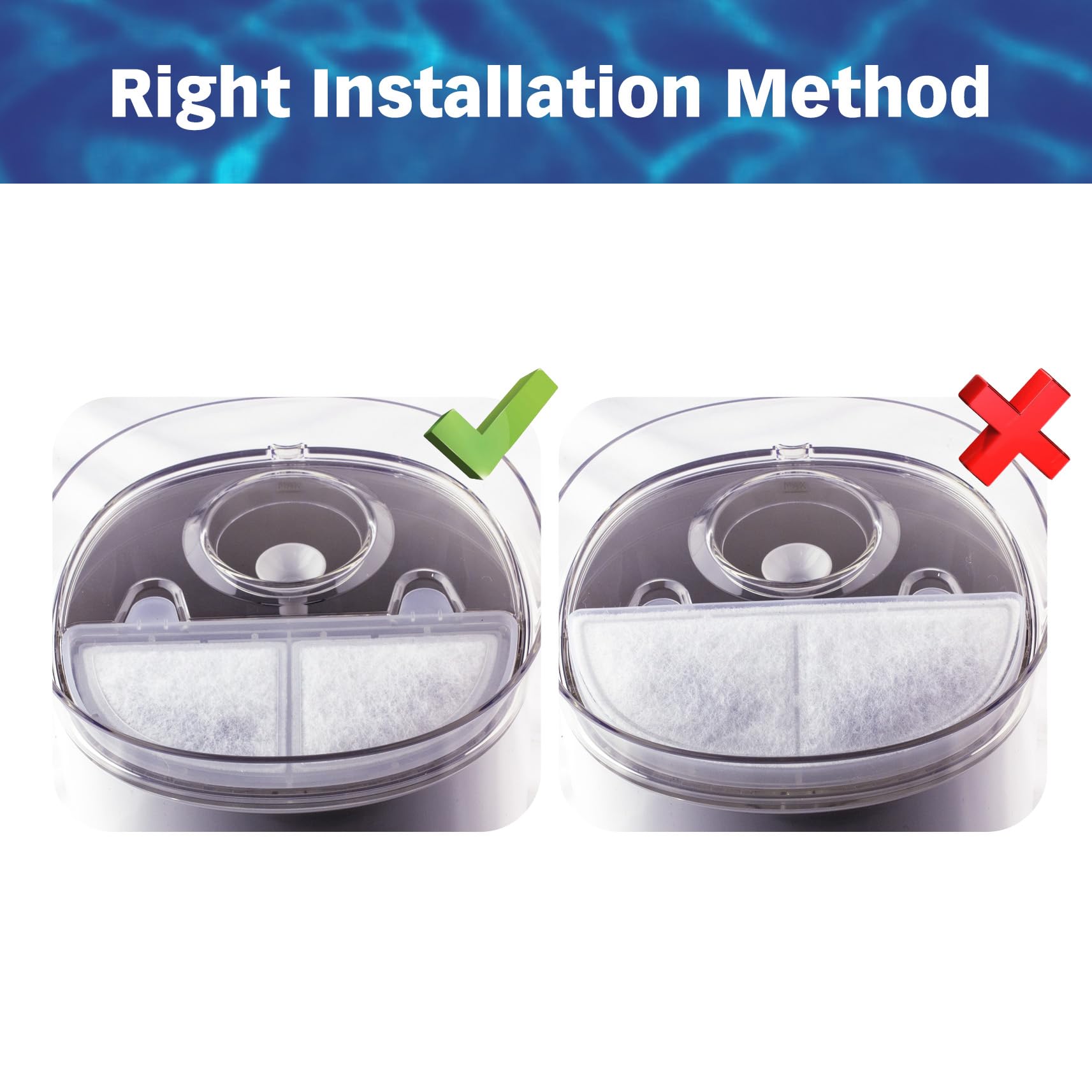 PET STANDARD pre-filter sponge pack helps keep fountain cleaner