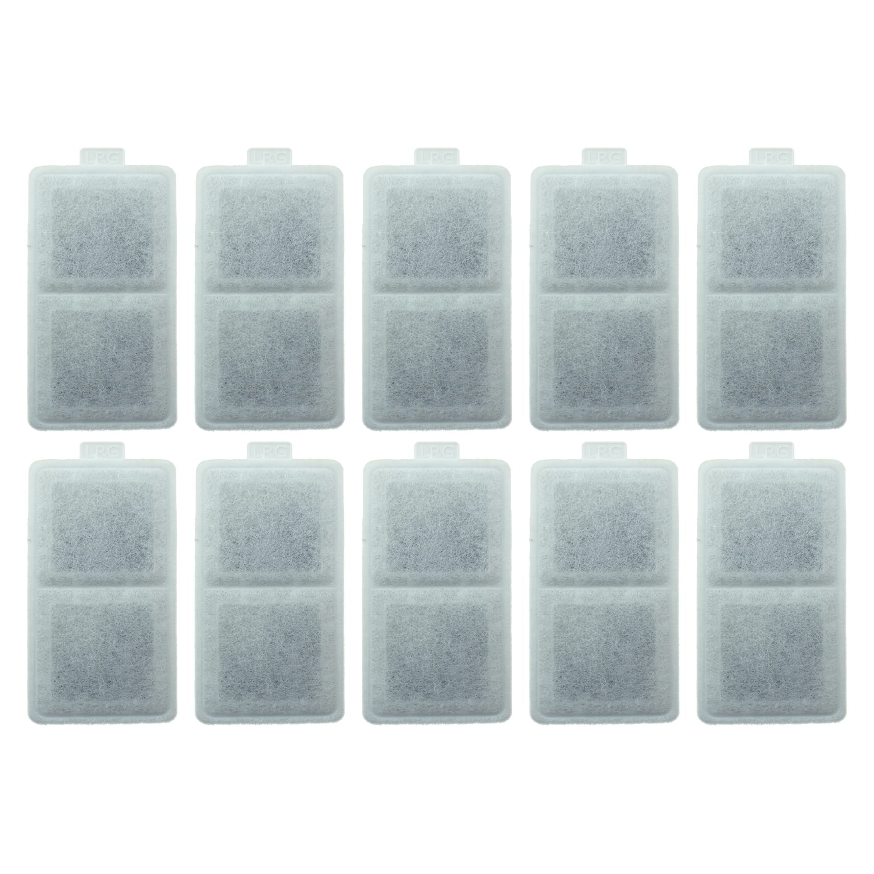 PET STANDARD replacement filter pack-10 for Whisker City fountains keeps water clean for pets.