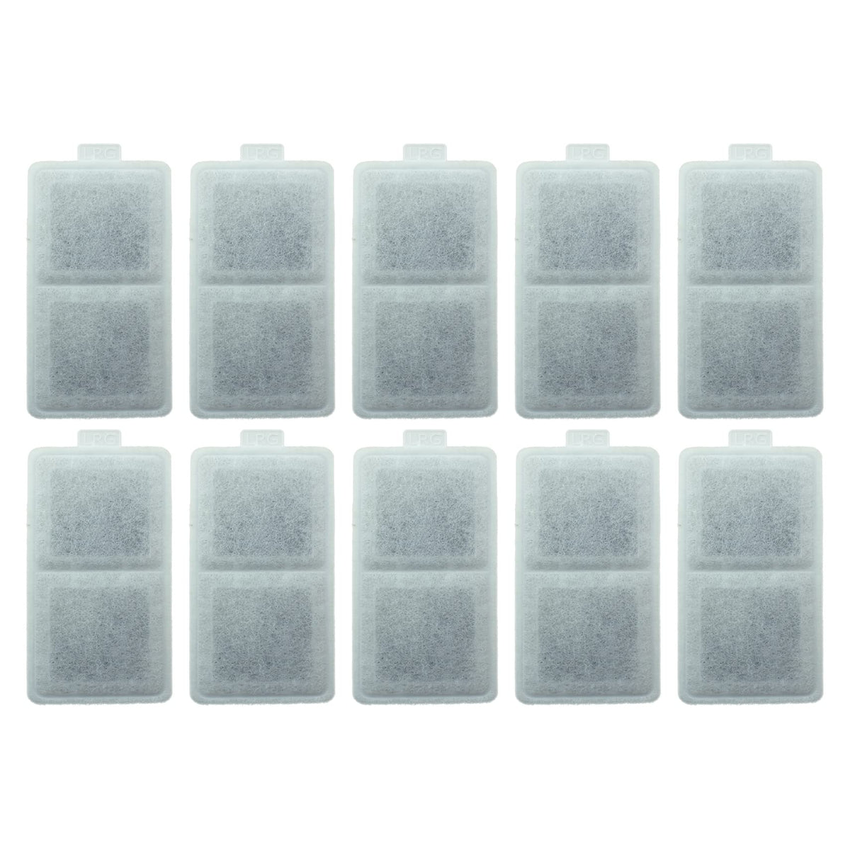 PET STANDARD replacement filter pack-10 for Whisker City fountains keeps water clean for pets.
