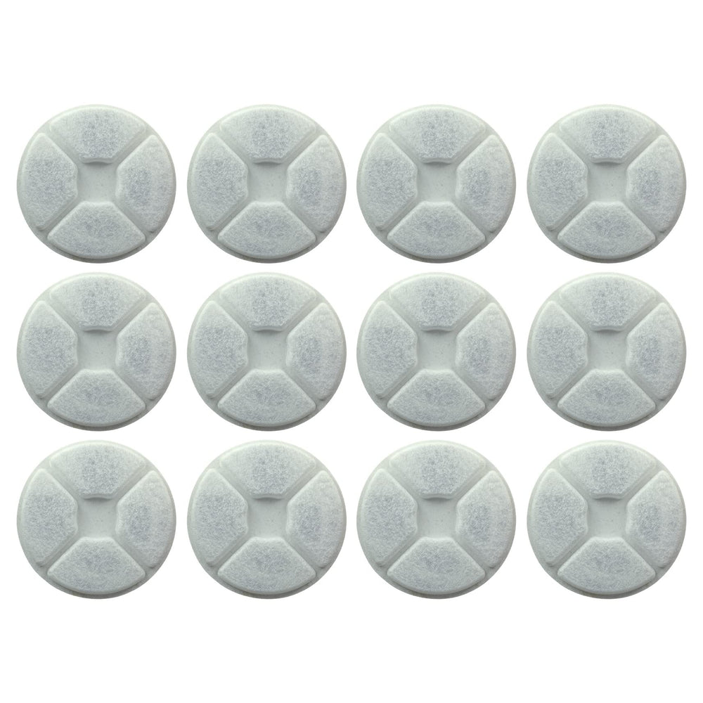 PET STANDARD replacement filter for Get Fresh Whirlpool fountain, 12-pack ready for installation.