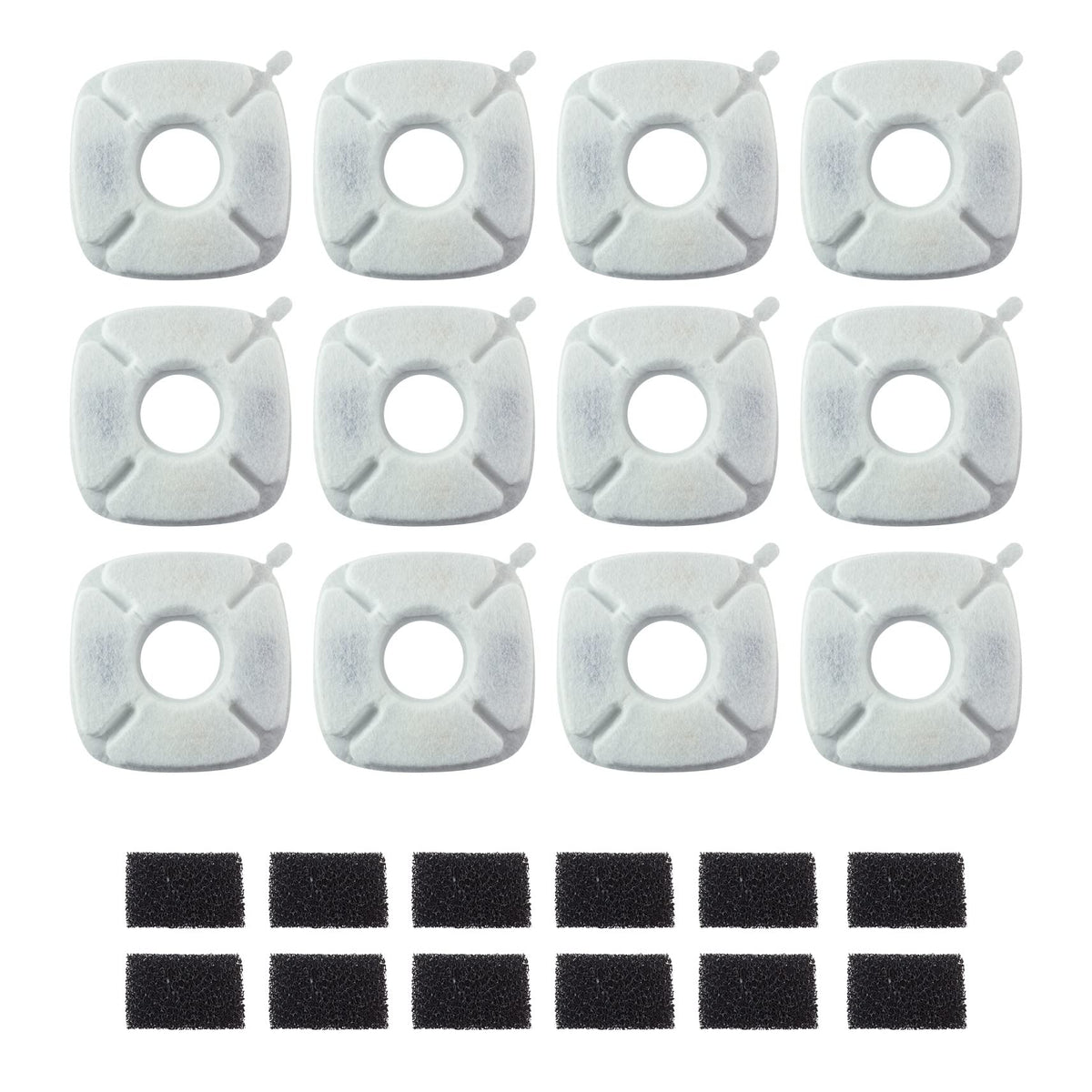 PET STANDARD filters for VEKEN fountain pack 12 ensure clean, fresh-tasting water.