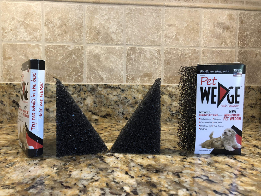 Pet Wedge reusable design, rinse with water after use