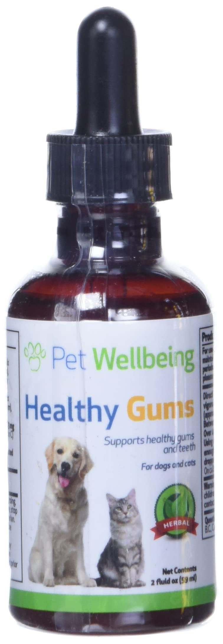 Pet Wellbeing dog dental routine scene encouraging daily gum and breath support.