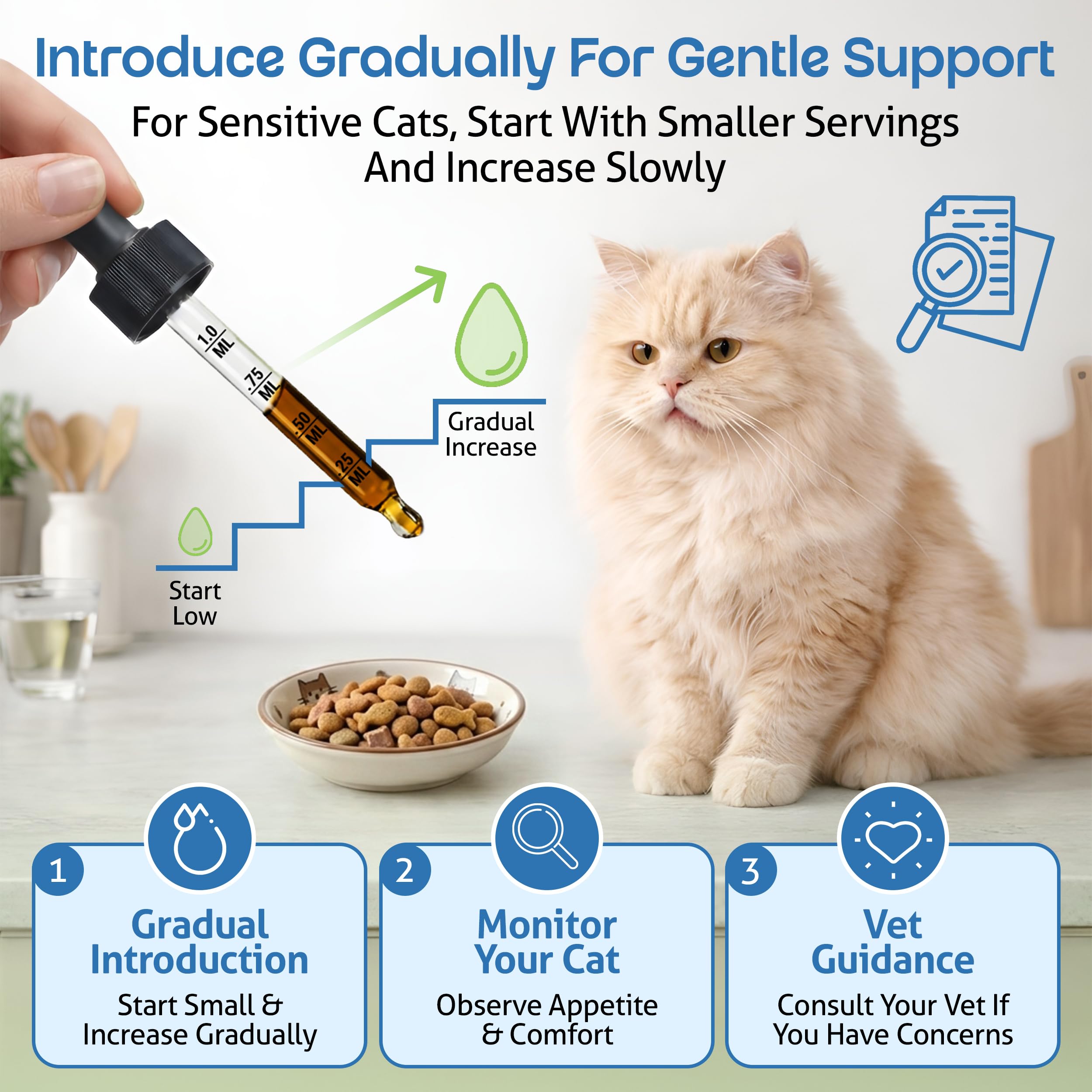 Herbal blend of Pet Wellbeing Kidney Support Gold supports gentle wellness.