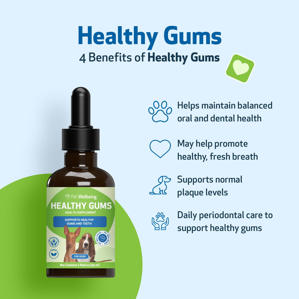 Pet Wellbeing natural supplements bottle on counter emphasizing organically grown herbs.