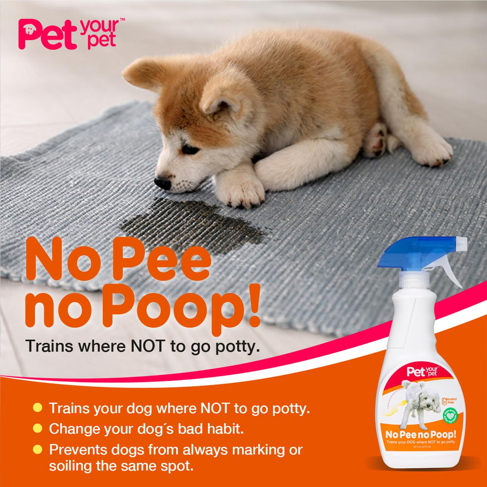 PET YOUR PET indoor-outdoor surface spray supports consistent training