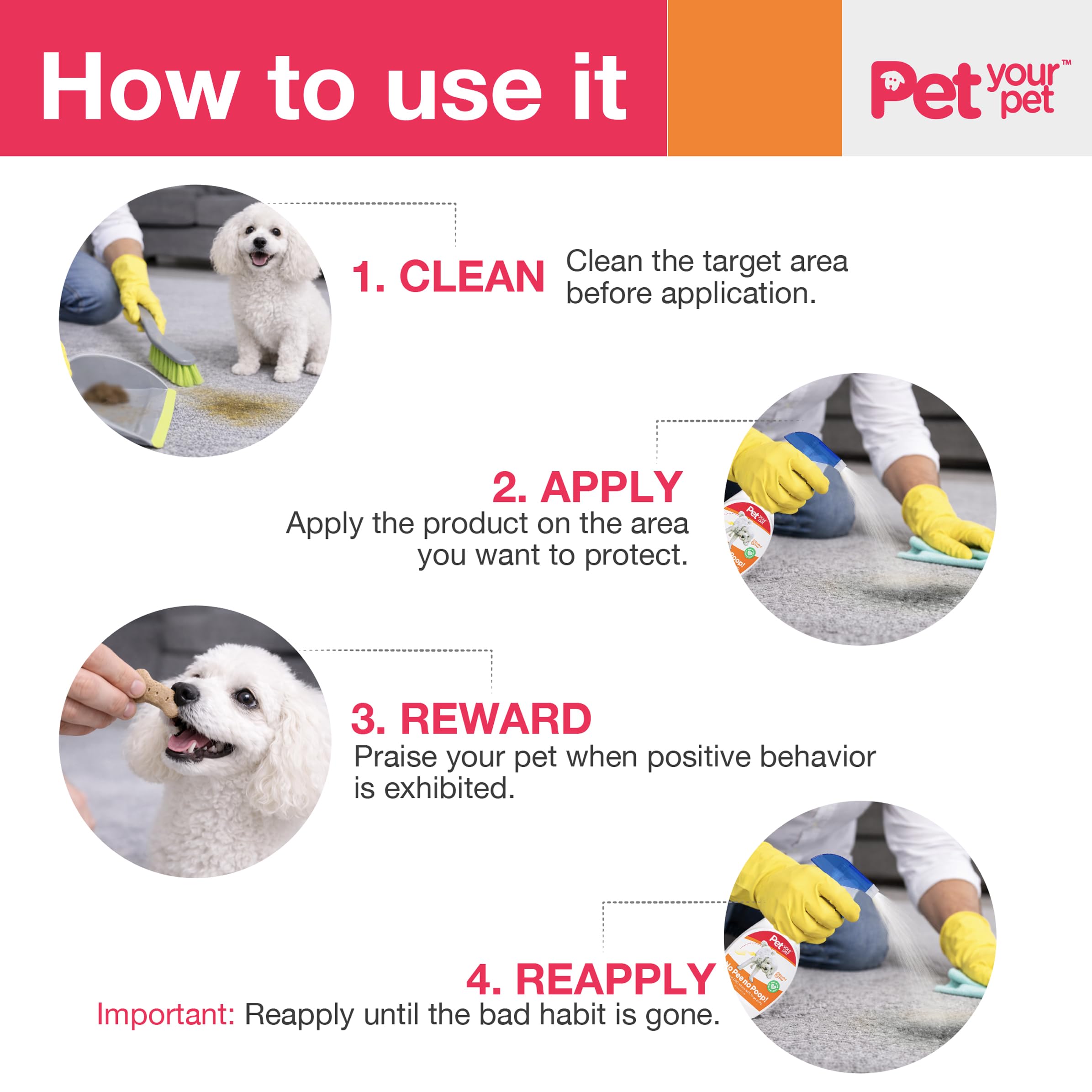 PET YOUR PET natural non-toxic formula safe for households