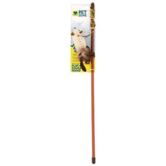 Pet Zone Play-N-Squeak Tether Teaser Wand in action sparks chases and exercise.