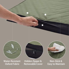 PETABBY bed with foldable design and a handle for easy transport