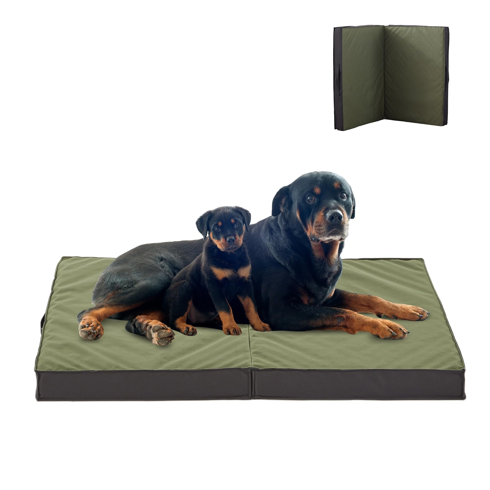 PETABBY outdoor dog bed waterproof cover protects against rain and mud for outdoor naps