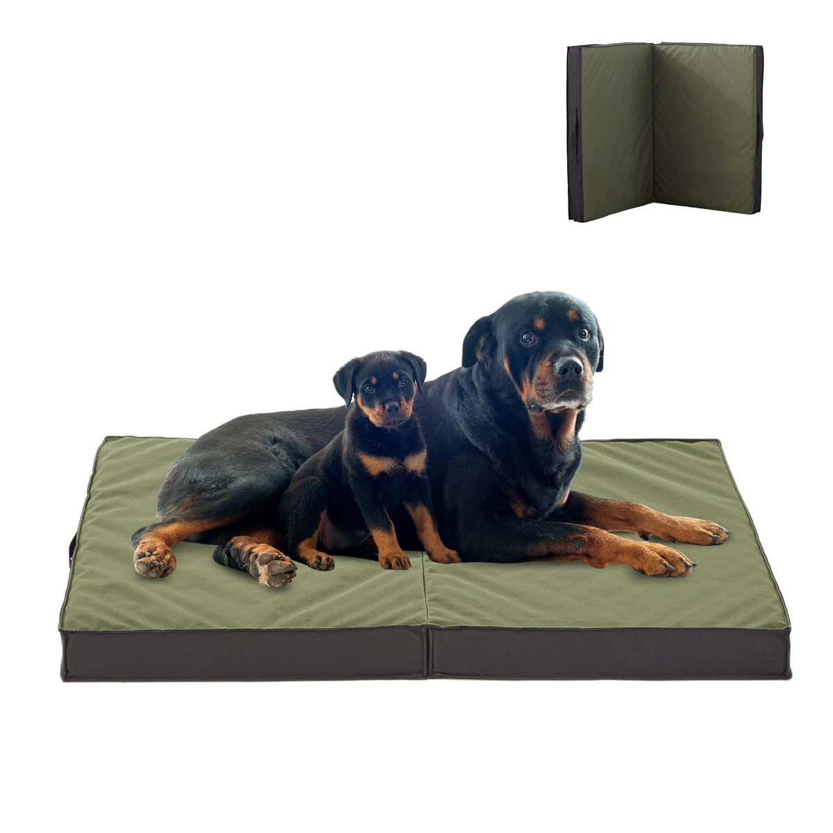 PETABBY outdoor dog bed waterproof cover protects against rain and mud for outdoor naps
