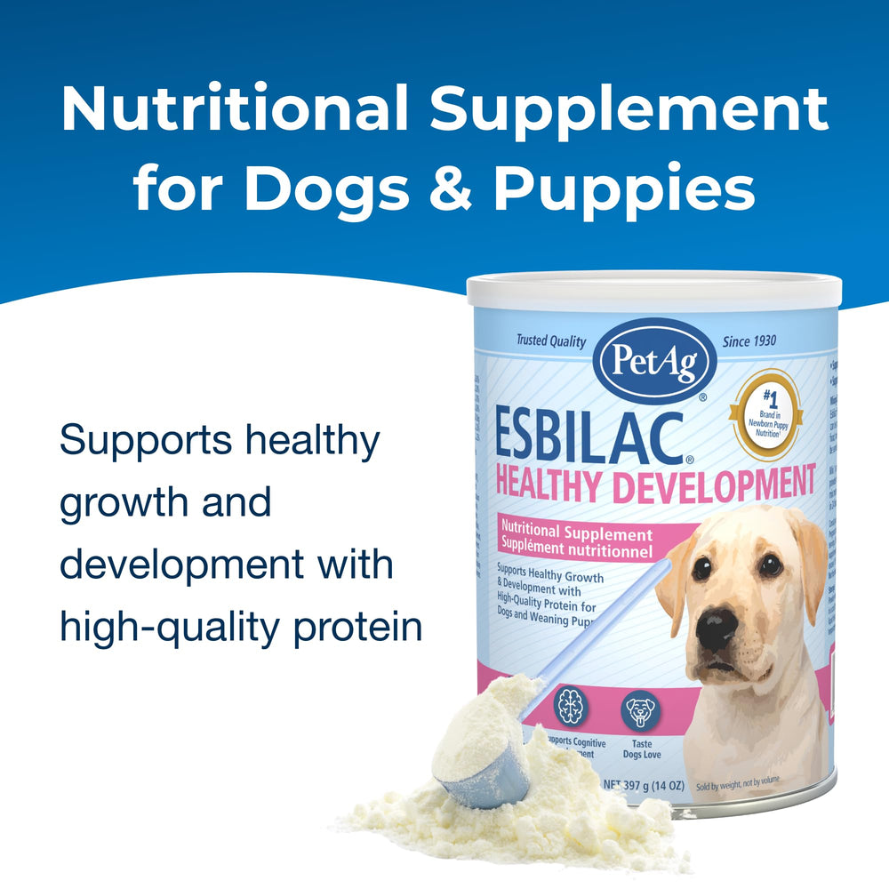 PetAg Esbilac 2nd Step powder blends easily with warm water
