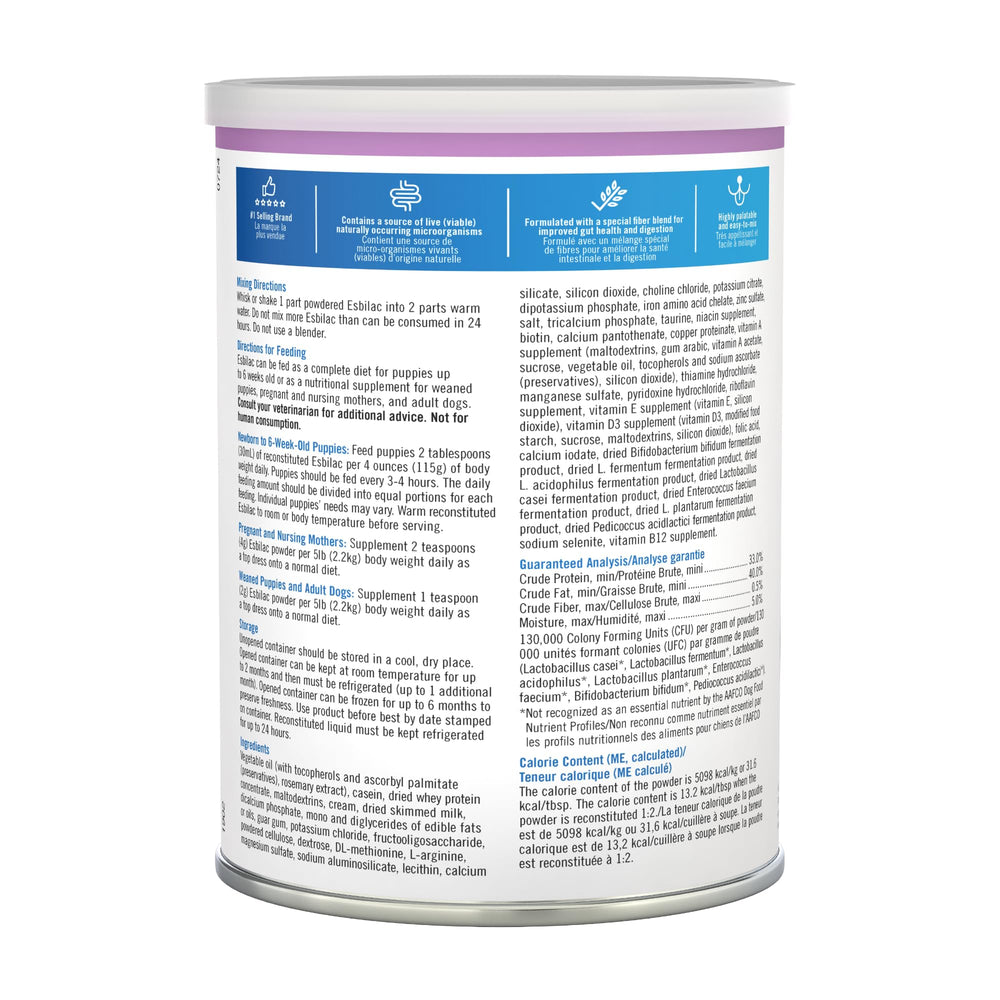 PetAg Esbilac requires refrigeration after reconstitution for freshness and safety.