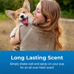 PetAg Fresh ’n Clean label close-up highlighting long-lasting scent.
