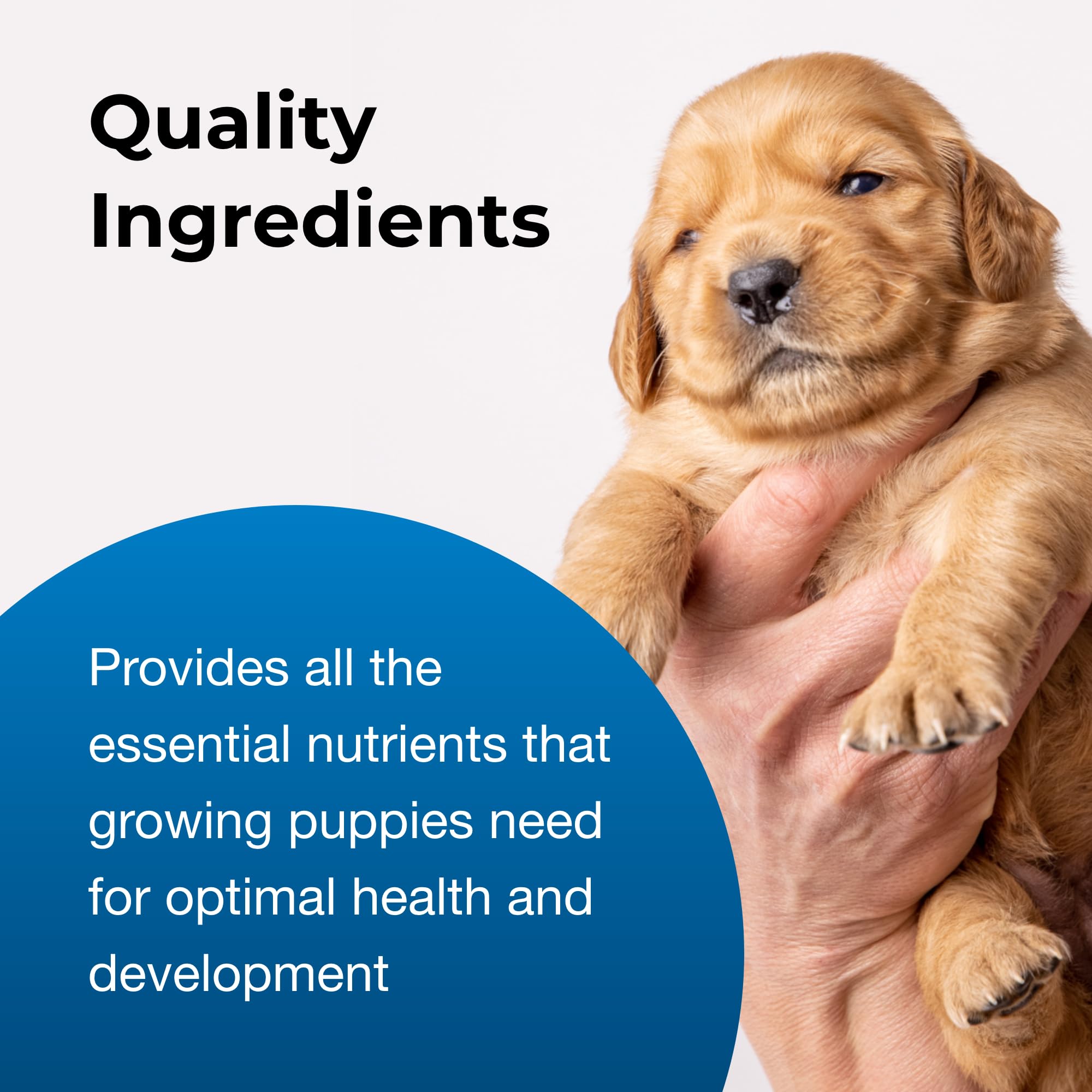 PetAg Esbilac Goat’s Milk Liquid packaging displaying vitamins and trace nutrients for puppies.