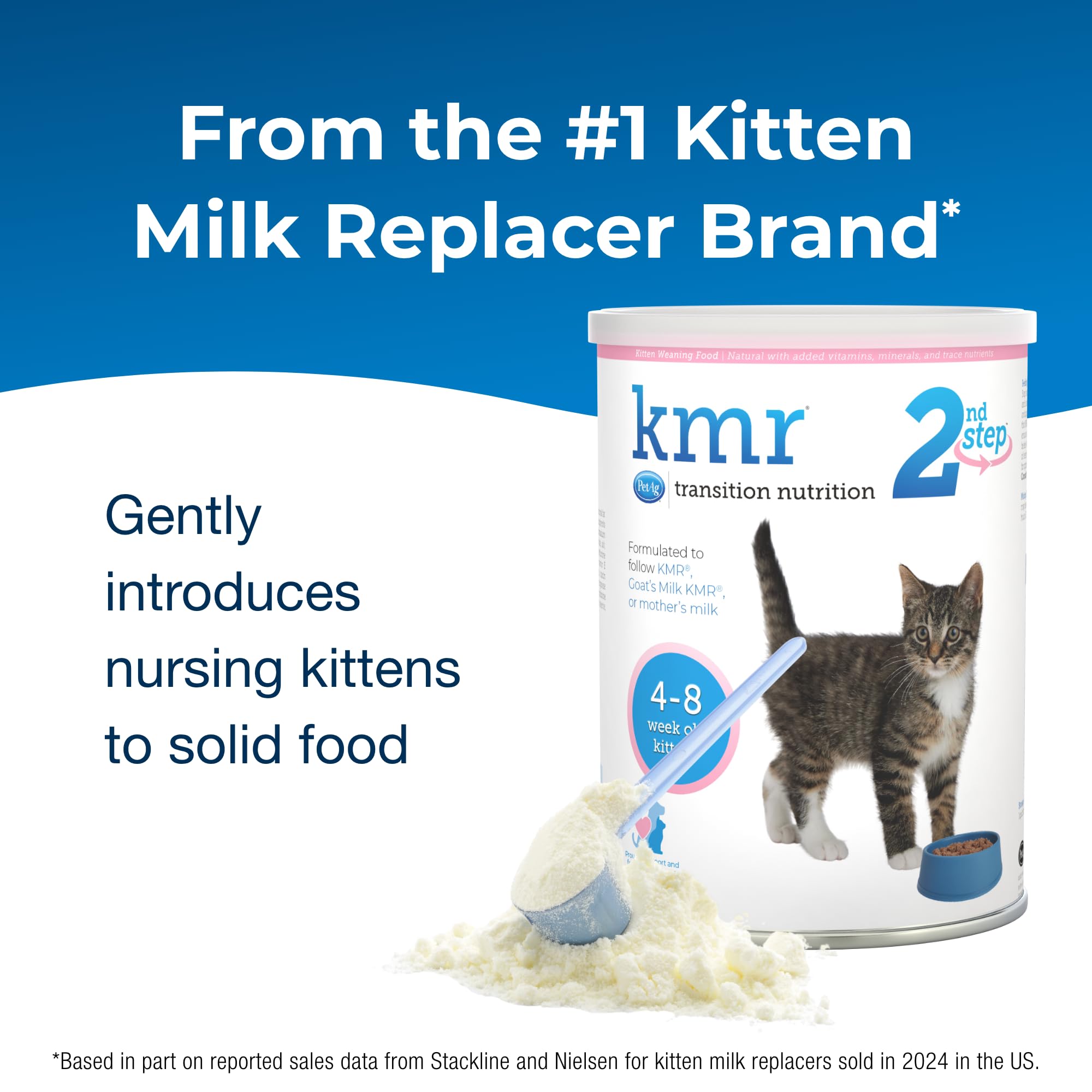 PetAg KMR 2nd Step DHA support for brain and vision in kittens