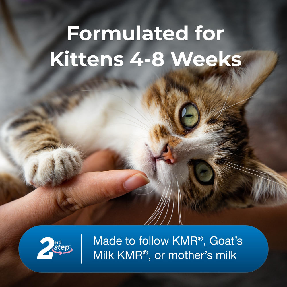 PetAg KMR 2nd Step easy-to-digest formula with natural milk protein
