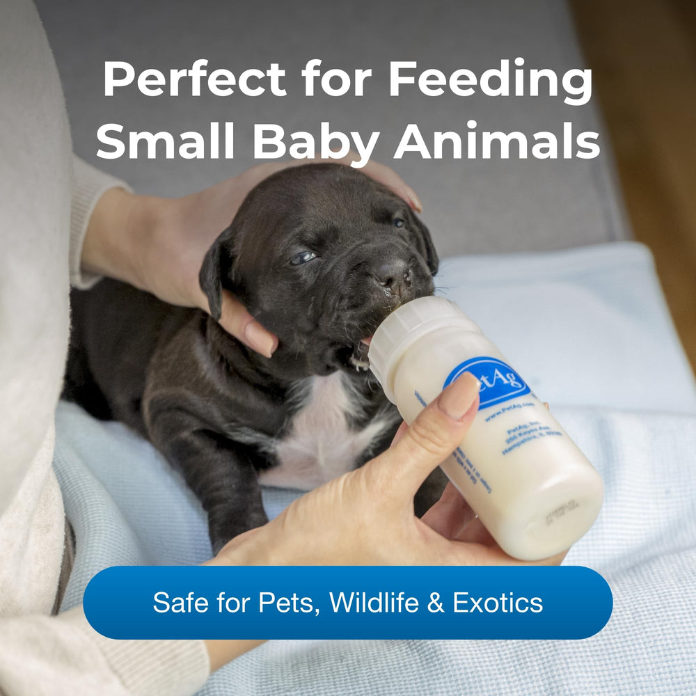 PetAg Nurser bottle with clear gradations for easy intake monitoring.