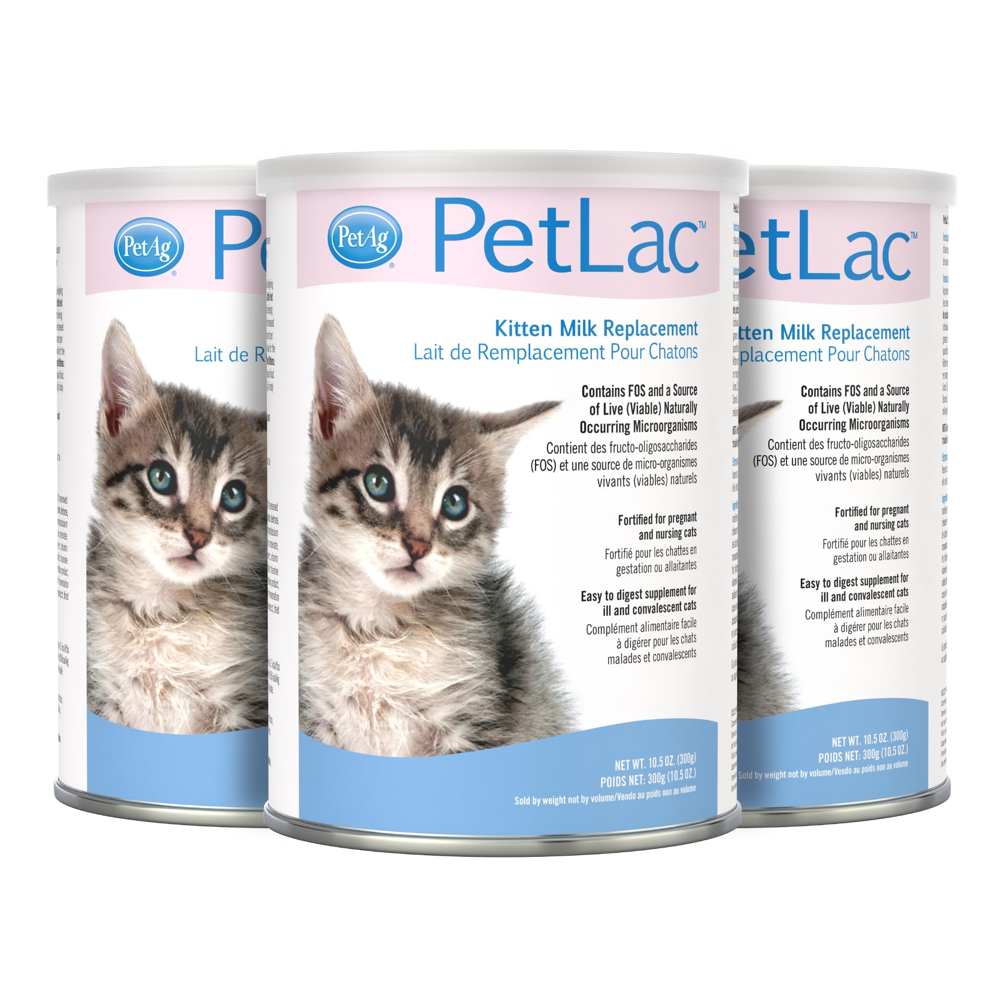 PetAg PetLac packaging for kitten milk replacement supports healthy growth
