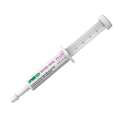 PetAg Bene-Bac Plus Mammal Gel syringe for easy administration and digestive support.