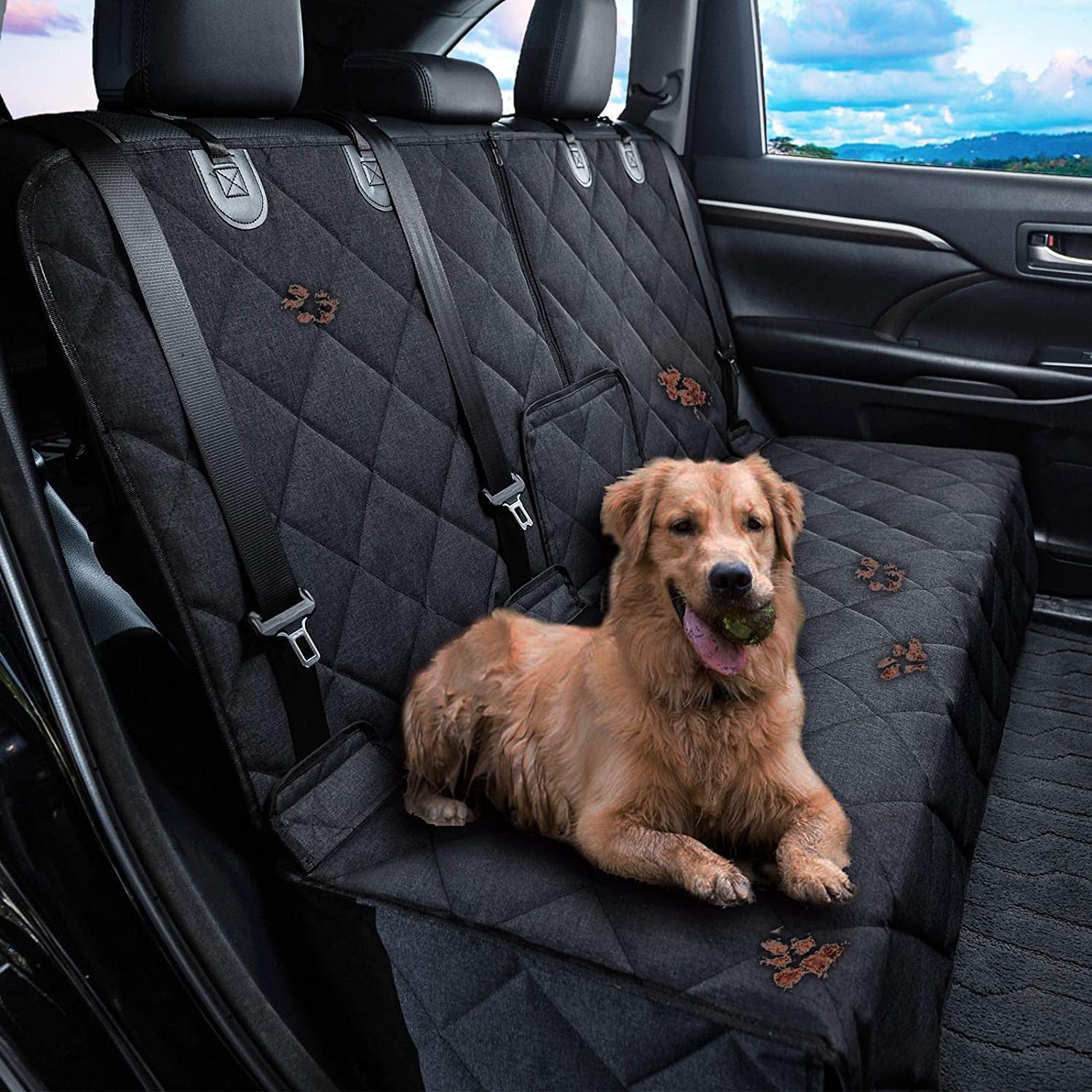 Petalage backseat protector suits pets and passengers alike.